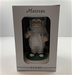 Masters Tournament Mini Caddie Garden Gnome in Original Box
