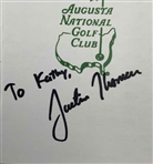 Watson, Thomas, Player & Lundquist Signed Augusta National Golf Club Scorecards JSA ALOA