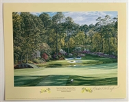 A Trio of Linda Hartough Ltd Ed Augusta National Golf Club Full Size Prints