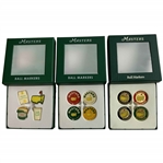 A Trio of Masters Tournament Ball Marker Sets