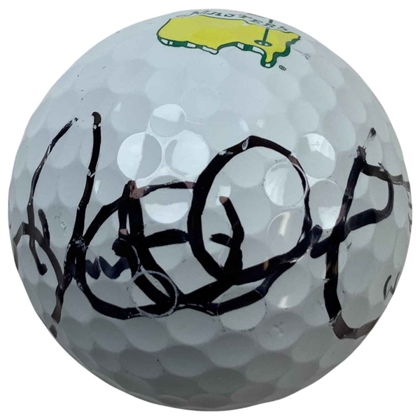 Rory Mcilroy Signed Masters Logo Golf Ball JSA ALOA