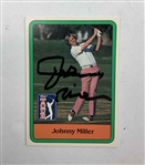 A Trio of Signed 1981 PGA Tour Golf Cards Featuring Lee Trevino, Johnny Miller, and Ben Crenshaw JSA ALOA