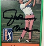 A Trio of Signed 1981 PGA Tour Golf Cards Featuring Lee Trevino, Johnny Miller, and Ben Crenshaw JSA ALOA