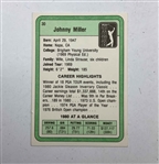 A Trio of Signed 1981 PGA Tour Golf Cards Featuring Lee Trevino, Johnny Miller, and Ben Crenshaw JSA ALOA