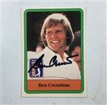 A Trio of Signed 1981 PGA Tour Golf Cards Featuring Lee Trevino, Johnny Miller, and Ben Crenshaw JSA ALOA