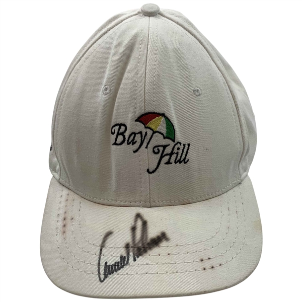 Arnold Palmer Signed Bay Hill Club and Lodge Golf Cap JSA ALOA