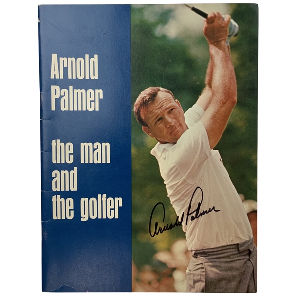 Arnold Palmer Signed 1966 Arnold Palmer The Man & the Golfer Vol 1 JSA ALOA