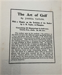 Ray, Edward. Inland Golf. T. Werner Laurie Ltd., 1913. First Edition.