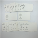 A Collection of USGA Museum and Library Art Exhibition Announcement Postcards, 1991-1992 - 24 total
