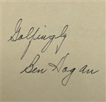 Ben Hogan Early Signed Power Golf. A. S. Barnes and Company, 1948. JSA ALOA