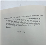 Ben Hogan Early Signed Power Golf. A. S. Barnes and Company, 1948. JSA ALOA