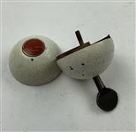 C. 1920’s The Surety Savings and Loan Company Promotional Golf Ball Bank with Original Token, Key, and Card