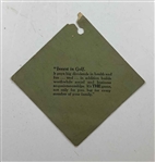 1937 PGA Championship at Pittsburgh Field Club Ticket - Denny Shute Win