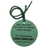 1970 Open Championship at St. Andrews Complimentary Ticket - Jack Nicklaus Win