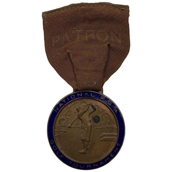 1933 PGA Championship Patron Medal Blue Mound Country Club - Gene Sarazen Win - Rare!