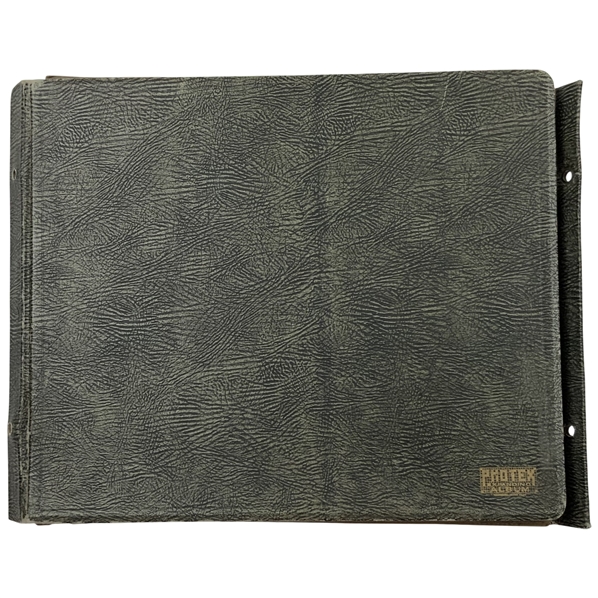 Henry Cotton Estate Protex Expanding Album Containing Professional Golf and Travel Photographs circa 1928-1931