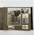 Henry Cotton Estate Protex Expanding Album Containing Professional Golf and Travel Photographs circa 1928-1931