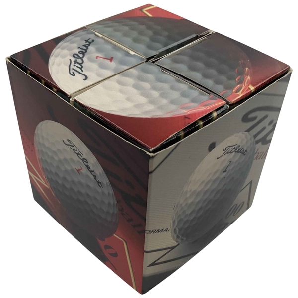 Titleist Golf Ball Promotions Display w/ Eight (8) Unused Golf Balls
