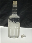 Hawkes Etched & Frosted 19th Hole Glass Golf Themed Decanter w/ Stopper