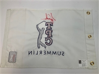 Tiger Woods Signed TPC Summerlin Embroidered Flag - Site of First Victory JSA ALOA
