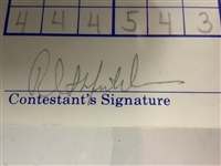 Phil Mickelson and Billy Mayfair Signed 1996 NEC World Series of Golf Tournament Scorecard PSA DNA Mint 9