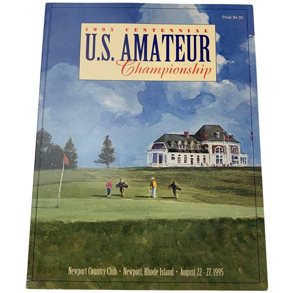 1995 Centennial U.S. Amateur Championship Official Program Newport Country Club - Tiger win!