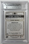 2018 Upper Deck Goodwin Champions Goudey Sport Royalty Memorabilia Premium Tiger Woods Card 04/10 BGS 8