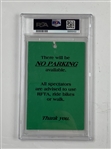 Tiger Woods Signed 1999 Glenn Frey Golf 4 Kids Spectator Pass PSA Authenticated