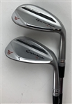 A Pair of TaylorMade Milled Grind 2 Tiger Woods Special Edition Grind Golf Wedges in Presentation Box