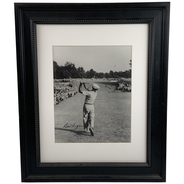 Ben Hogan Signed 1950 US Open at Merion Golf Club 1-Iron Shot