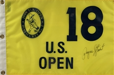 Payne Stewart Perfectly Signed 1999 US Open at Pinehurst Flag - Rare! - Framed JSA ALOA
