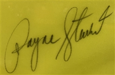 Payne Stewart Perfectly Signed 1999 US Open at Pinehurst Flag - Rare! - Framed JSA ALOA