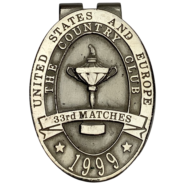 1999 Ryder Cup Matches at The Country Club Money Clip