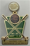 Lions Clubs International Pennsylvania District 14-E Arnold Palmer Commemorative Enamel Pin 1986-1987