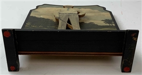 Oakland Hills C.C.’s Mike Brady (2X U.S. Open Runner-Up 1911 & 1919) Vintage 3-D Wooden Counter Display