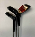 A Set of MacGregor Coca-Cola 100th Anniversary Centennial Celebration Golf Clubs and Staff Bag