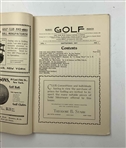 1897 Golf Magazine. Vol. I, No. 1. Josiah Newman, September - Inaugural Issue