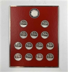 1974 World Golf Hall of Fame Commemorative Medal Collection Set