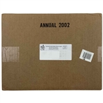 Augusta National Golf Club 2002 Masters Tournament Annual in Original Shipping Box