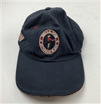 Two (2) Bethpage Black 2002 U.S. Open Pin Flags & Hat - Tiger Win