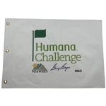 2013 Humana Challenge PGA West Golf Pin Flag Signed by Gary Player JSA ALOA