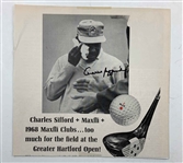 A Collection of Althea Gibson, Charlie Sifford, and Lee Elder Signed Golf Ephemera JSA ALOA