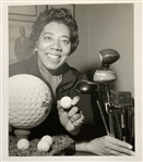 A Collection of Althea Gibson, Charlie Sifford, and Lee Elder Signed Golf Ephemera JSA ALOA