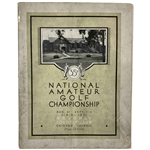 1931 US Amateur at Beverly Country Club Official Program - Francis Ouimet Winner