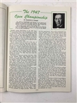 1947 US Open Championship at St. Louis Country Club Official Program - Lew Worsham Winner

