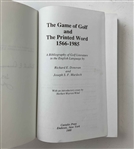 Donovan and Murdoch. The Game of Golf and The Printed Word. Castalio Press, 1988. Limited Edition (Signed)