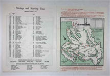 Collection of 1985 Masters Tournament Official Ephemera and Admittance Decals
