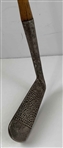 Walter Hagen Lambert Bros Sterling Silver(!) Dot Face Hickory Shaft Putter - Weighs 1lb