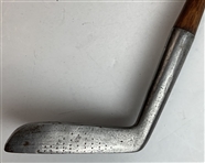 Harry Vardon Signature Model Hickory Shaft Putter by William Gibson for Thornton and Co