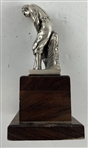 Silvered Metal Golf Trophy for the W. H. G. C. Sam Amziano Tournament 1976